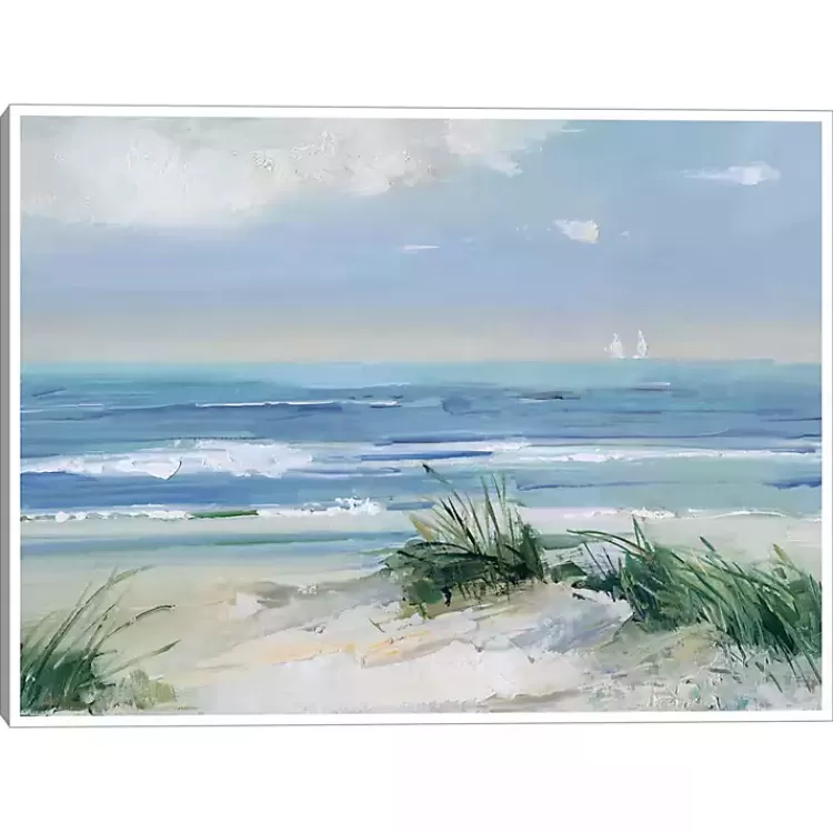 Coastal Breezes Framed Canvas Art Print>Kirklands Home Fashion