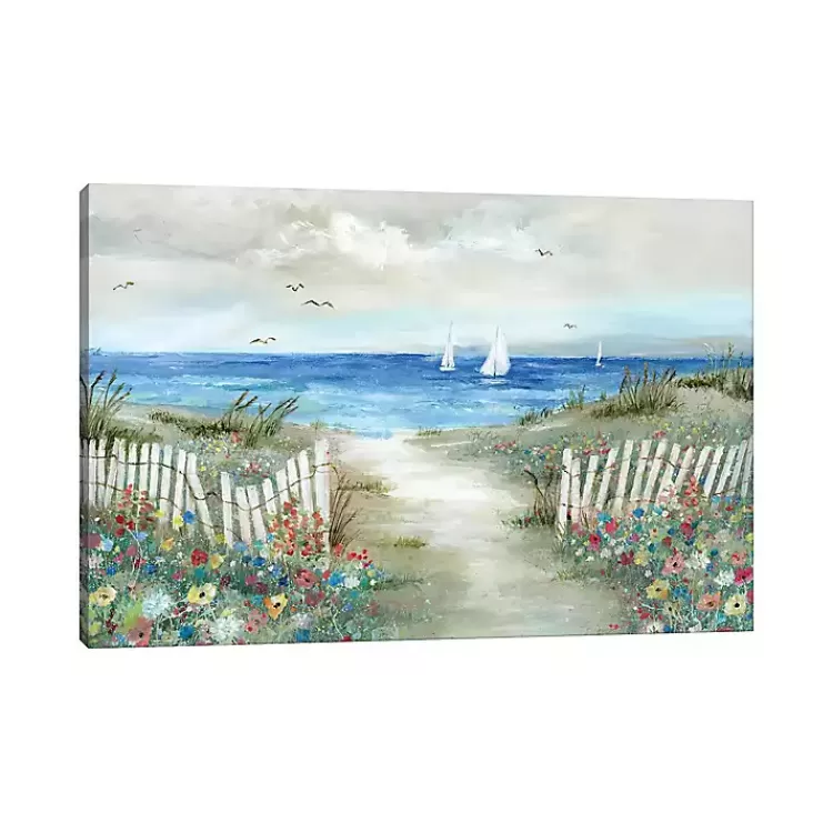 Coastal Garden Canvas Art Print>Kirklands Home Hot