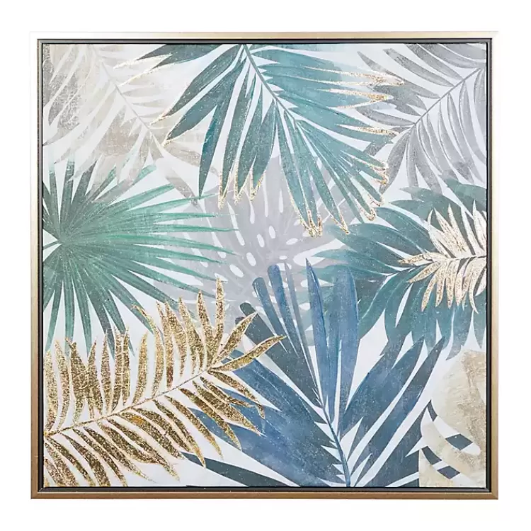 Coastal Palms Framed Canvas Art Print>Kirklands Home Shop