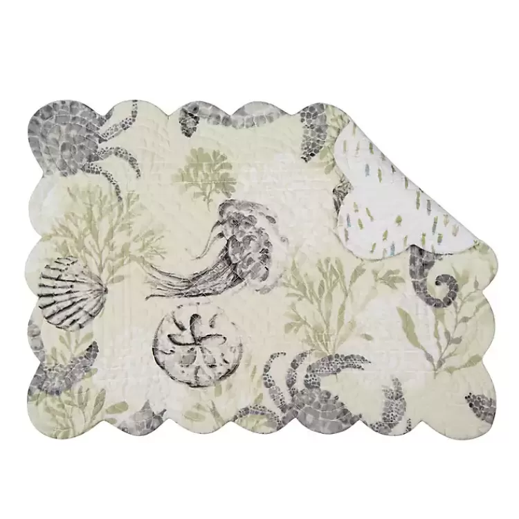 Coastal Quilted Placemats, Set of 6>Kirklands Home Best Sale