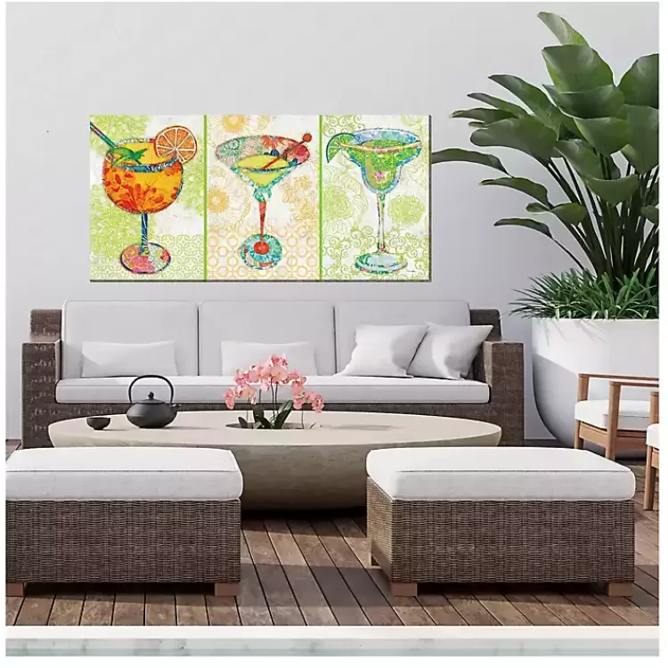 Cocktail Hour Outdoor Canvas Art Print>Kirklands Home Best