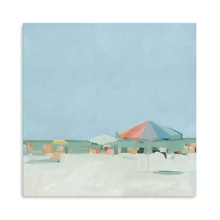 Colorful Beach Summer Pallete Canvas Art Print>Kirklands Home Best