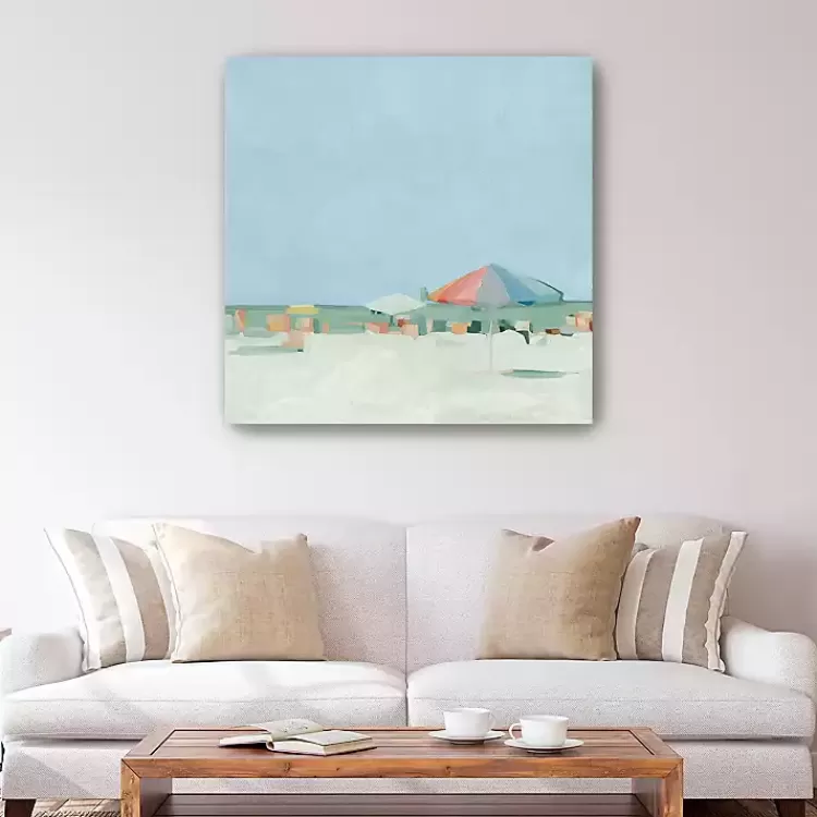 Colorful Beach Summer Pallete Canvas Art Print>Kirklands Home Best