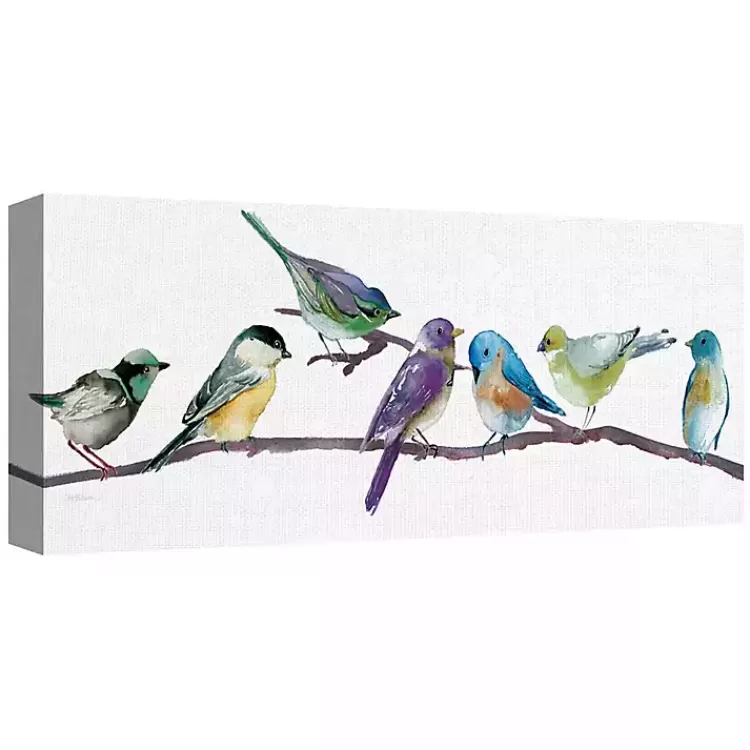 Colorful Bird Spot Canvas Art Print>Kirklands Home Cheap