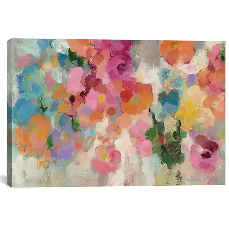 Colorful Garden I Giclee Canvas Art Print, 40x26>Kirklands Home Flash Sale