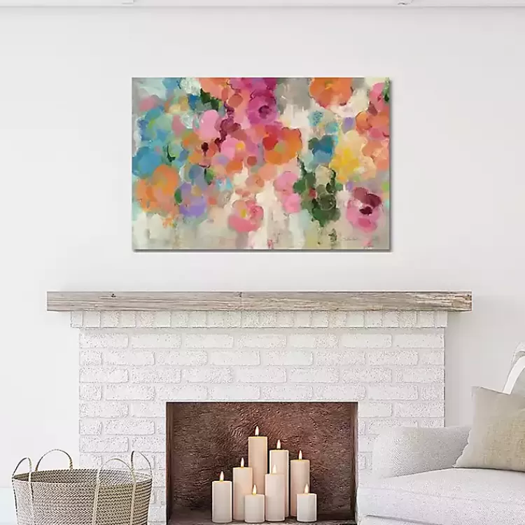 Colorful Garden I Giclee Canvas Art Print, 48x32>Kirklands Home Hot