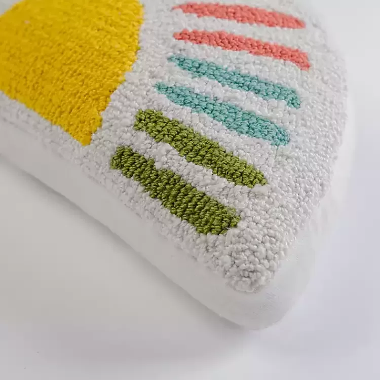 Colorful Half-Sun Shaped Outdoor Pillow>Kirklands Home Cheap