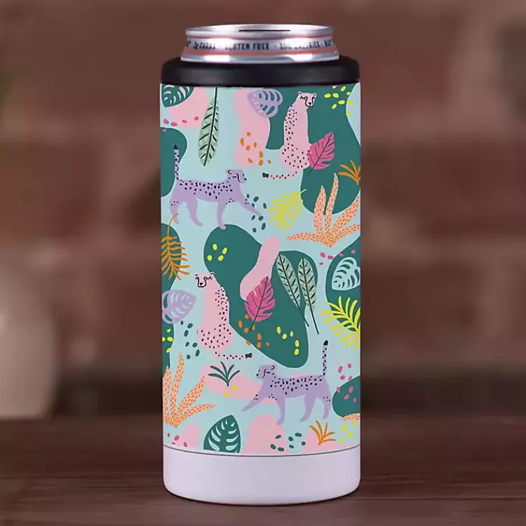 Colorful Jungle Stainless Steel Koozie>Kirklands Home Cheap