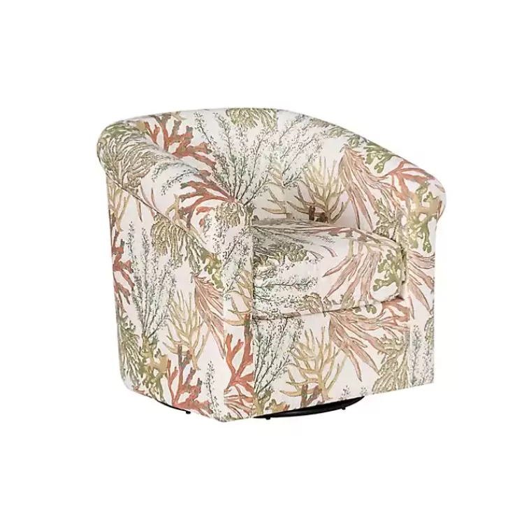 Colorful Ocean Bonnie Swivel Accent Chair>Kirklands Home Best
