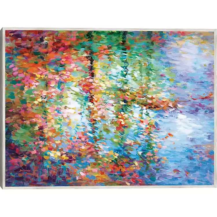 Colorful Reflections I Framed Canvas Art Print>Kirklands Home Best