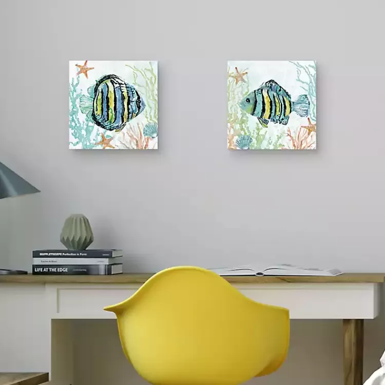 Colorful Swim Canvas Art Prints, Set of 2>Kirklands Home Hot