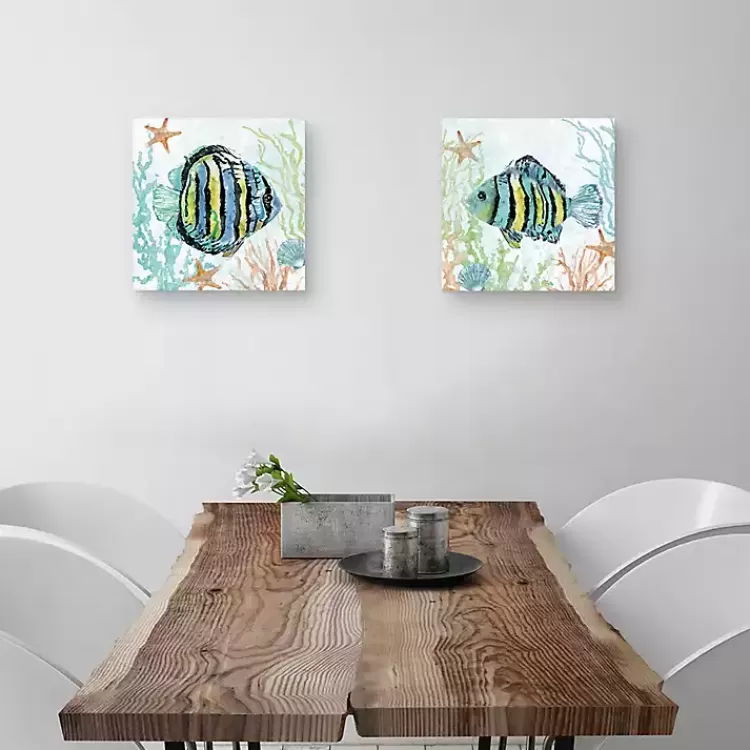 Colorful Swim Canvas Art Prints, Set of 2>Kirklands Home Hot