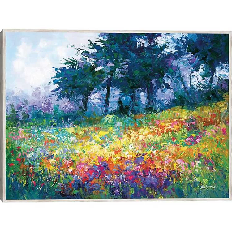 Colorful Wildflowers in Bloom Canvas Art Print>Kirklands Home Best Sale