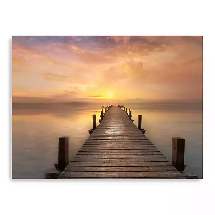 Comfort Bay Sunset Canvas Art Print, 48x36 in.>Kirklands Home Sale