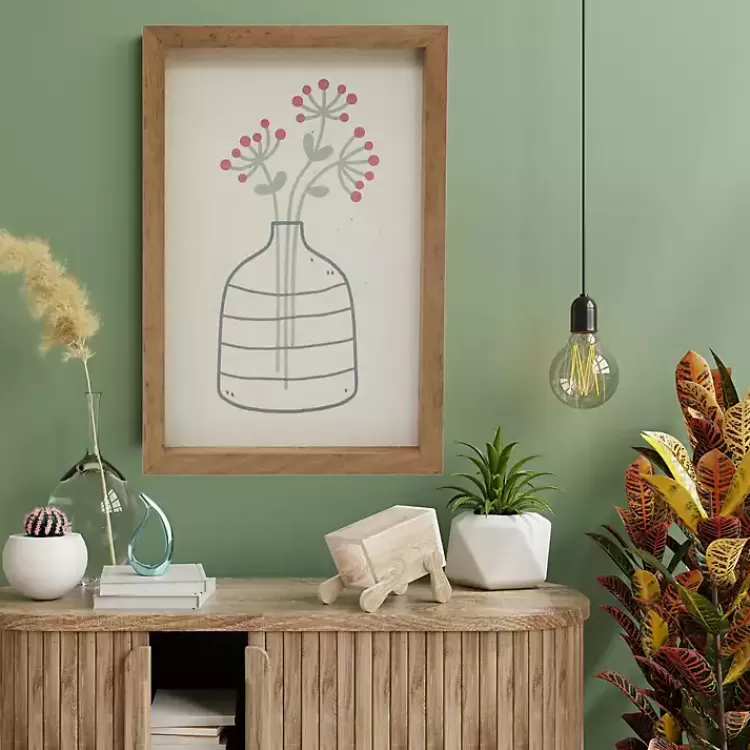 Contemporary Floral I Framed Art Print>Kirklands Home Shop