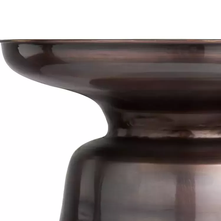 Copper Metal Accent Table with Bell Shaped Base>Kirklands Home Cheap