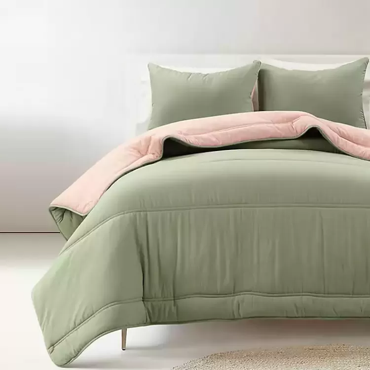 Coral & Sage Reversible 3-pc. Queen Comforter Set>Kirklands Home New