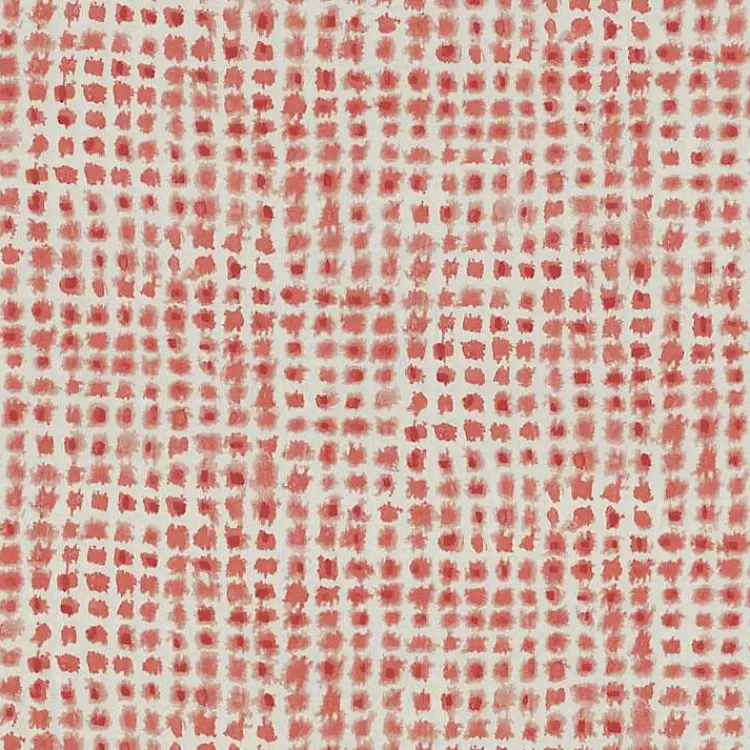 Coral Checkered Wicker Chair Cushions, Set of 2>Kirklands Home Clearance