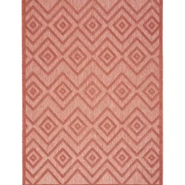 Coral Diamond Indoor/Outdoor Area Rug, 5x7>Kirklands Home Best