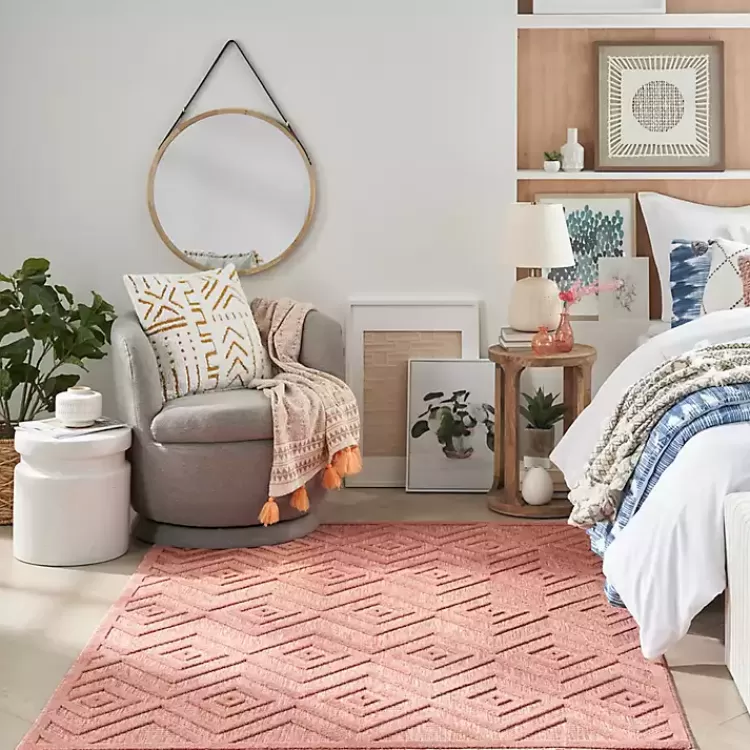 coral_orange_diamond_indooroutdoor_area_rug_x_6-1.webp Coral Diamond Indoor/Outdoor Area Rug, 4x6>Kirklands Home Shop