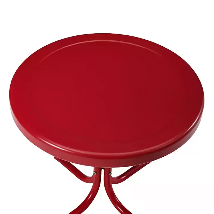 Coral Metal Outdoor Side Table>Kirklands Home Sale