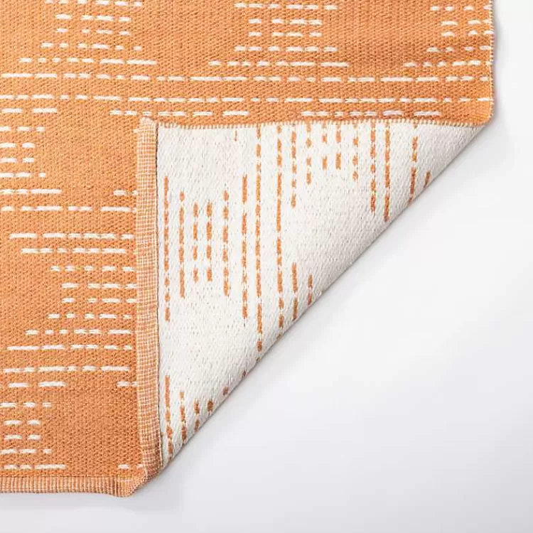 Coral Shibori Outdoor Area Rug, 5x7>Kirklands Home Cheap