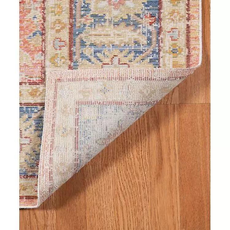 Coral Vintage Border Runner, 2x8>Kirklands Home Outlet