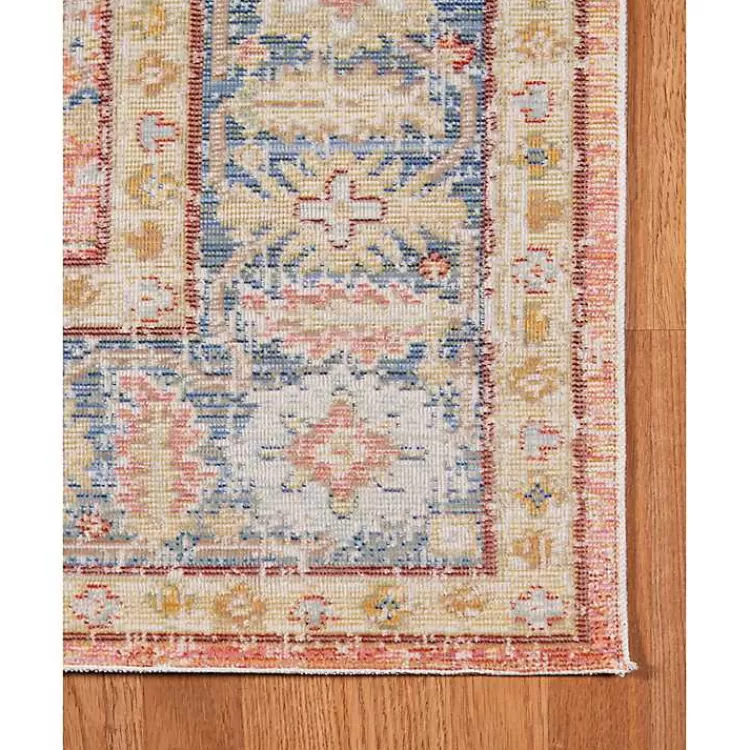 Coral Vintage Border Runner, 2x8>Kirklands Home Outlet