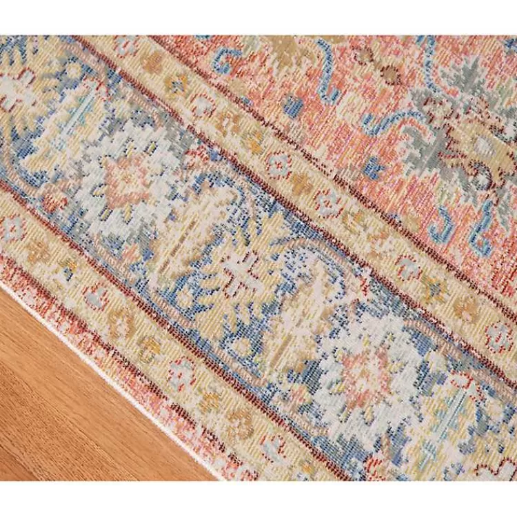 Coral Vintage Border Runner, 2x8>Kirklands Home Outlet