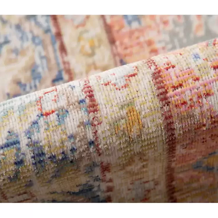 Coral Vintage Border Runner, 2x8>Kirklands Home Outlet