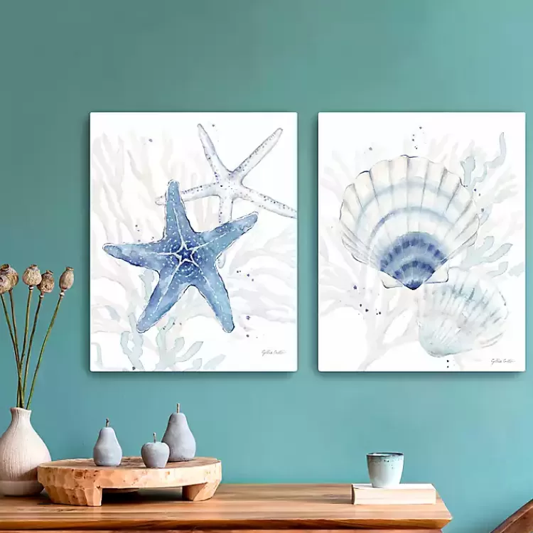 Cottage at the Cape Canvas Art Prints, Set of 2>Kirklands Home New
