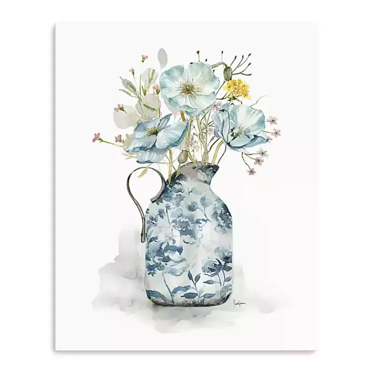 Cottage Garden Blues I Canvas Art Print>Kirklands Home Best Sale
