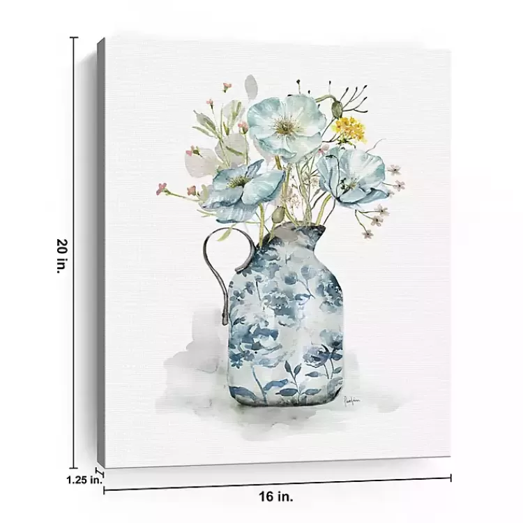 Cottage Garden Blues I Canvas Art Print>Kirklands Home Best Sale