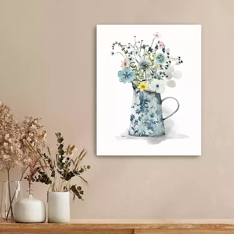 Cottage Garden Blues II Canvas Art Print>Kirklands Home Flash Sale