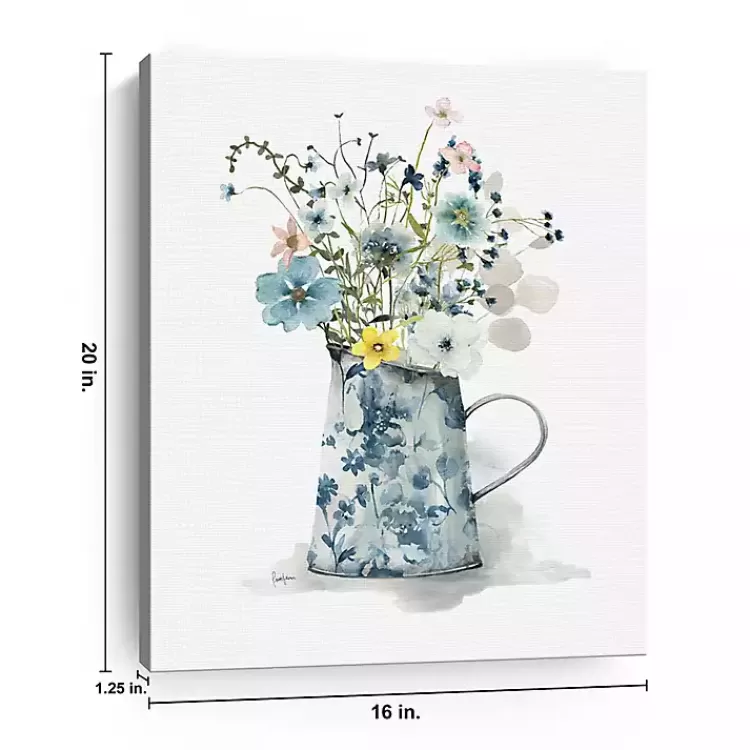 Cottage Garden Blues II Canvas Art Print>Kirklands Home Flash Sale