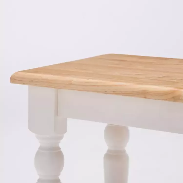 cream_and_natural_wood_dining_bench_3.webp Cream and Natural Wood Dining Bench>Kirklands Home Hot