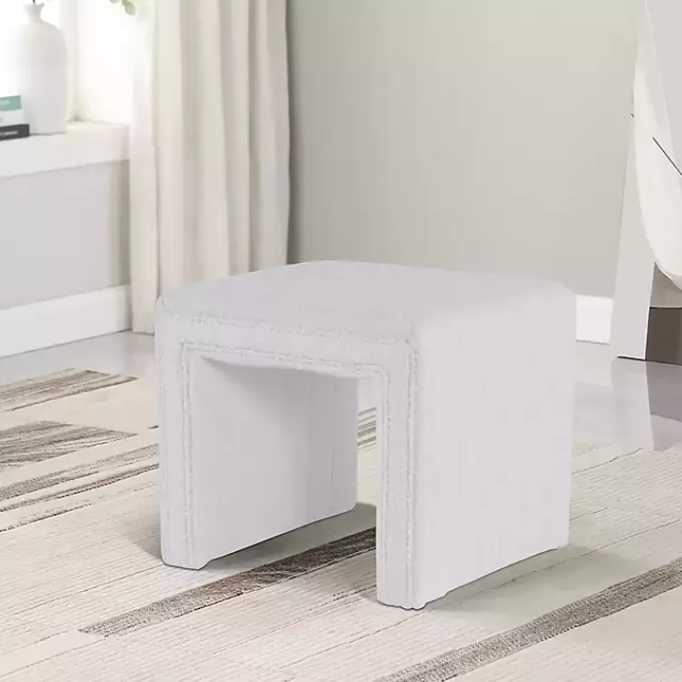 cream_boucle_arch_ottoman_5.webp Cream Boucle Arch Ottoman>Kirklands Home Sale
