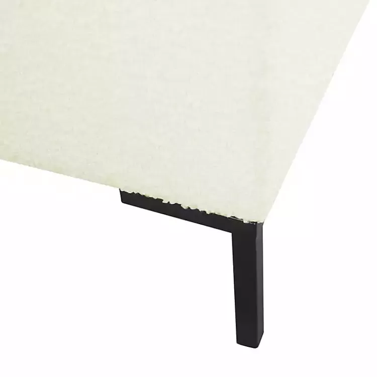 cream_boucle_black_metal_storage_bench_4.webp Cream Boucle Black Metal Storage Bench>Kirklands Home Fashion
