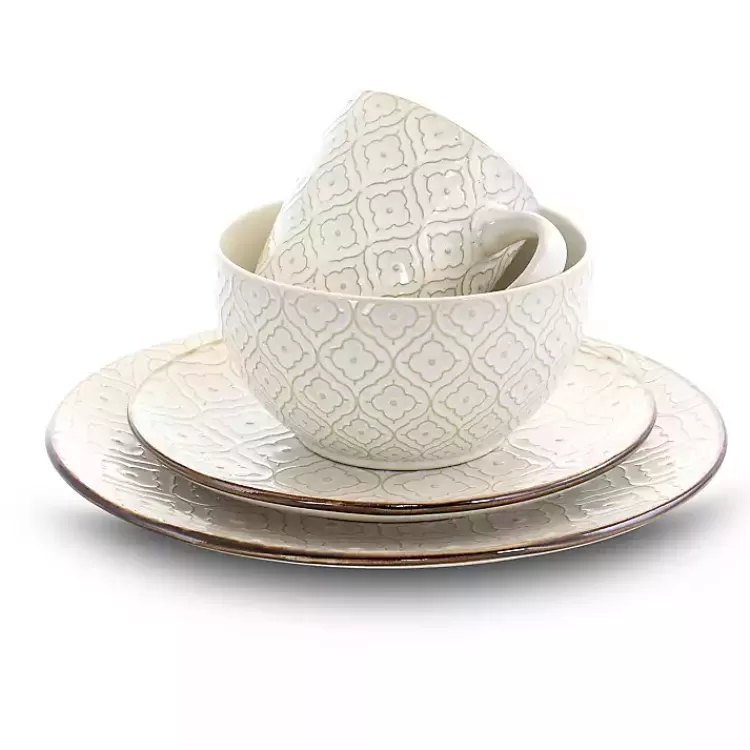 cream_embossed_pc_dinnerware_set_8.webp Cream Embossed 16-pc. Dinnerware Set>Kirklands Home Discount