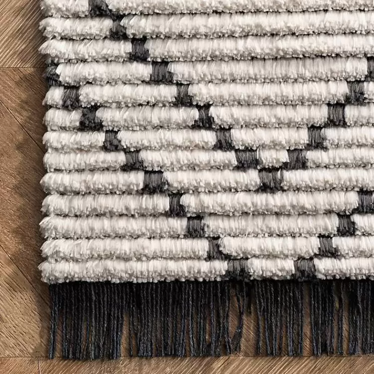 cream_geometric_diamonds_fringed_area_rug_x_7.webp Cream Geometric Diamonds Fringed Area Rug, 7x10>Kirklands Home Cheap