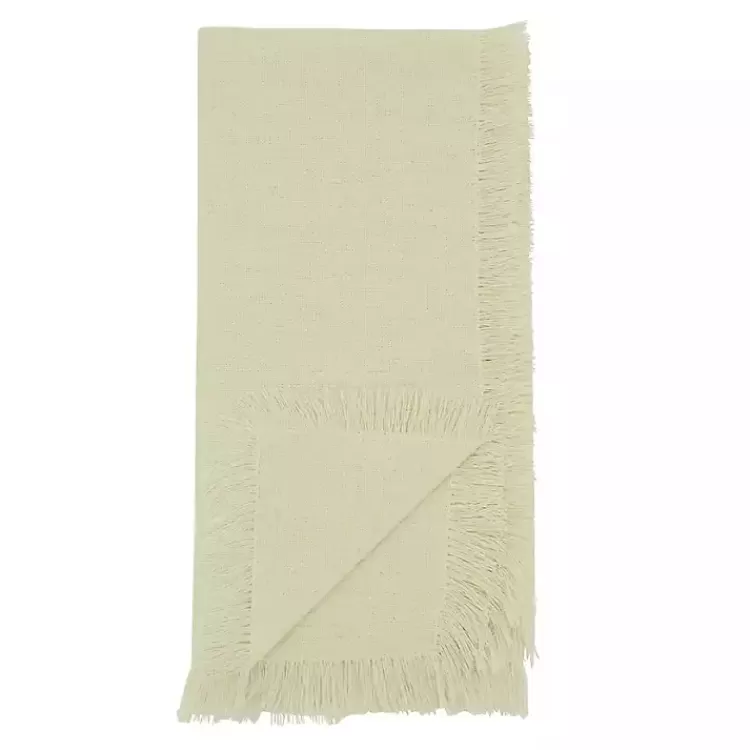 Cream Simple Fringe Napkins, Set of 4>Kirklands Home Sale