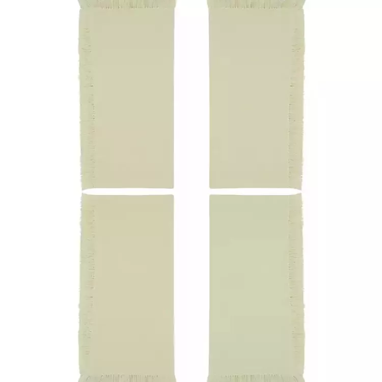 Cream Simple Fringe Napkins, Set of 4>Kirklands Home Sale