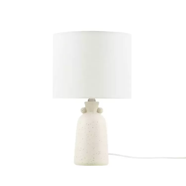Cream Speckled Ceramic Table Lamp>Kirklands Home Fashion