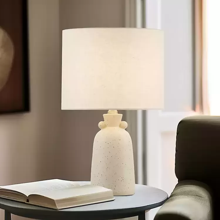 cream_speckled_ceramic_table_lamp_3.webp Cream Speckled Ceramic Table Lamp>Kirklands Home Fashion