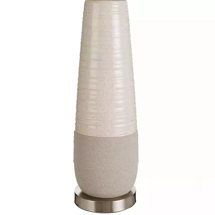 cream_speckled_two_tone_table_lamp_4.webp Cream Speckled Two Tone Table Lamp>Kirklands Home Fashion