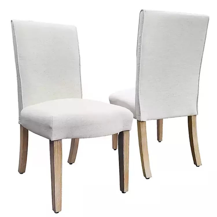 Cream washed Dining Chairs, Set of 2>Kirklands Home Fashion