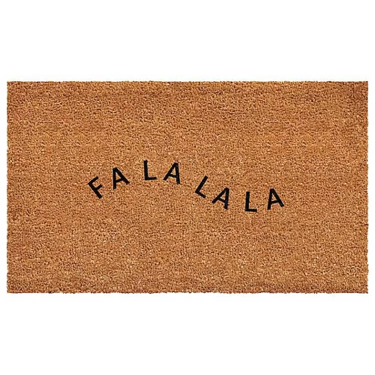 Curvy Fa La La Coir Doormat>Kirklands Home Cheap