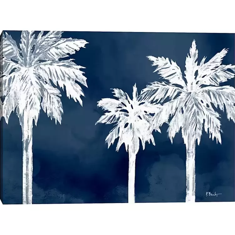 Cyano Palms Canvas Art Print, 40x30 in.>Kirklands Home Store