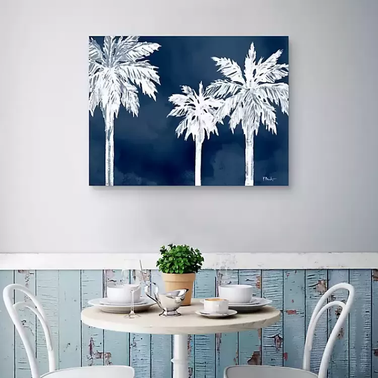 Cyano Palms Canvas Art Print, 40x30 in.>Kirklands Home Store