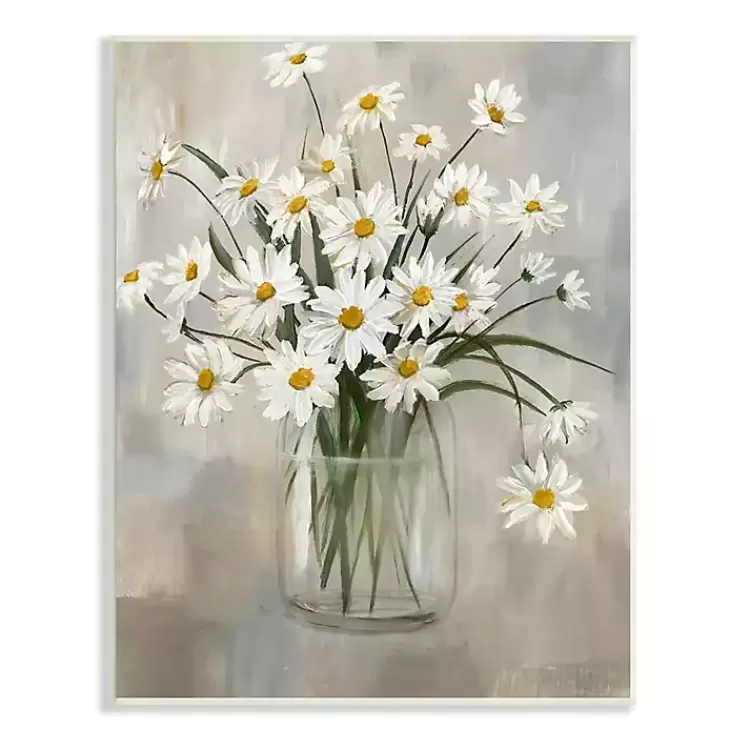 Daisy Bloom Bouquet Potted Flower Wall Plaque>Kirklands Home Discount
